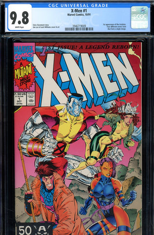 X-Men #1 CGC graded 9.8 - first app. of the Acolytes  Colossus cover