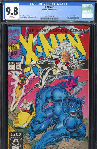 X-Men #1 CGC graded 9.8 - first app. of the Acolytes  Beast cover