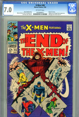 X-Men #046 CGC graded 7.0 - origin of Iceman - SOLD!