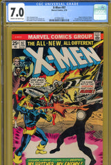 X-Men #097 CGC graded 7.0 - first appearance of Lilandra - SOLD!
