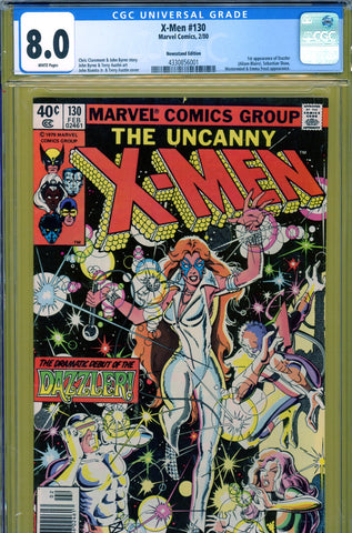 X-Men #130 CGC graded 8.0 - first app. of Dazzler NEWSSTAND EDITION - SOLD!