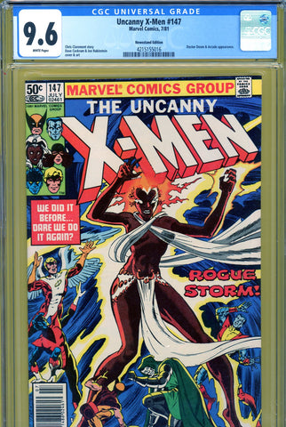Uncanny X-Men #147 CGC graded 9.6 Newsstand Edition 3rd highest graded - SOLD!