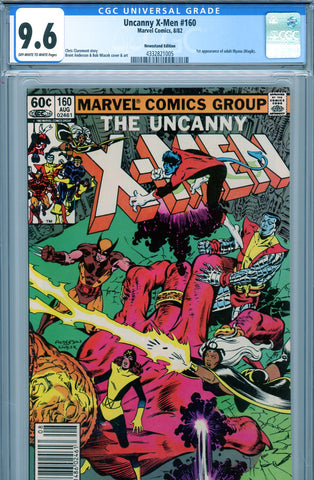 Uncanny X-Men #160 CGC graded 9.4 - first adult Illyana  NEWSSTAND EDITION