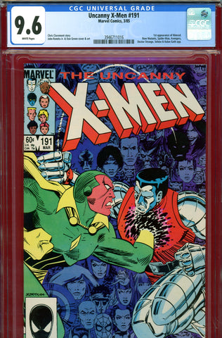 Uncanny X-Men #191 CGC graded 9.6 - first appearance of Nimrod