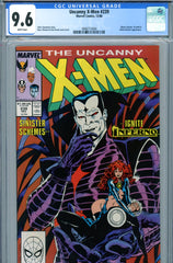 Uncanny X-Men #239 CGC graded 9.6 Mister Sinister cover and story - SOLD!