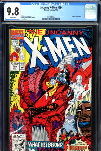 Uncanny X-Men #284 CGC graded 9.8 - first Adjunct - SOLD!