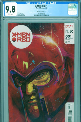 X-Men Red #1 CGC graded 9.8 - Ward Variant Cover (1:50 ratio)
