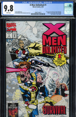 X-Men Unlimited #1 CGC graded 9.8  loads of pin-ups