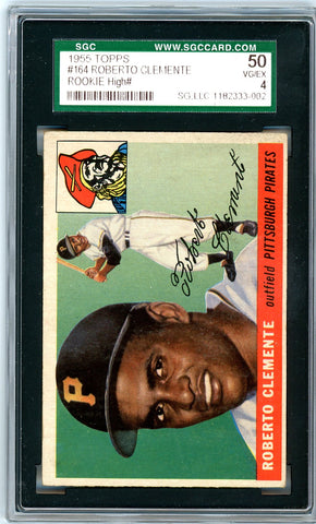 1955 Topps SGC GRADED 50  Roberto Clemente  Rookie High number - SOLD!
