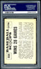 1961 (444) Nu-Cards Baseball Scoops PSA GRADED 6 - SOLD!
