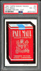 1967 Topps Wacky Packs Die-Cut #09 PSA GRADED 4 - SOLD!