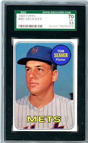 1969 Topps SGC GRADED 70 - Tom Seaver - SOLD!