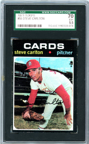 1971 Topps SGC GRADED 70 - Steve Carlton - SOLD!