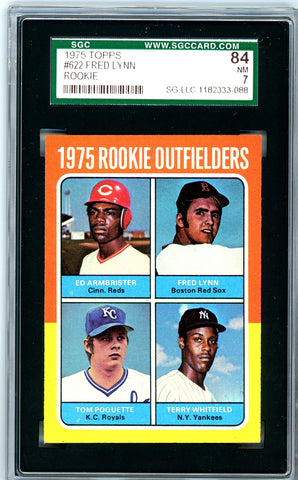 1975 Topps SGC GRADED 84 - Fred Lynn - Rookie - SOLD!