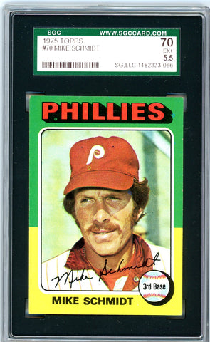 1975 Topps SGC GRADED 70 - Mike Schmidt - SOLD!
