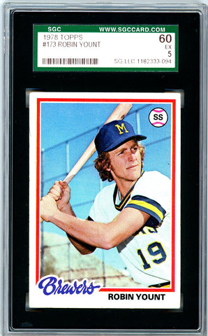 1978 Topps SGC GRADED 60 - Robin Yount - SOLD!