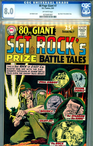 Eighty Page Giant #07  CGC graded 8.0 Sgt. Rock - SOLD!
