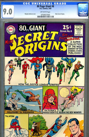 Eighty Page Giant #08   CGC graded 9.0 - More Secret Origins - SOLD