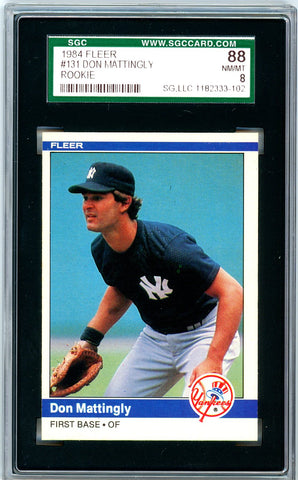 1984 Fleer SGC GRADED 88 - Don Mattingly - Rookie - SOLD!