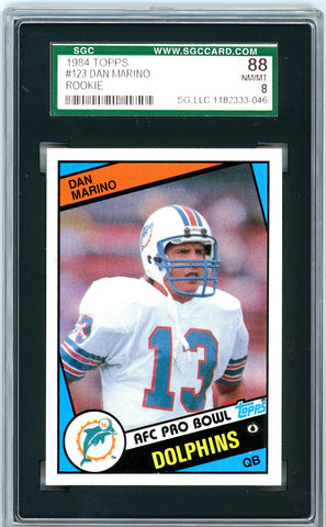 1984 Topps SGC GRADED 88 - Dan Marino - Rookie SOLD!