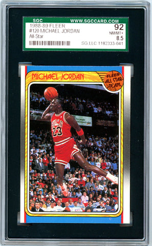1988-89 Fleer SGC GRADED 92 - Michael Jordan - All-Star - SOLD!