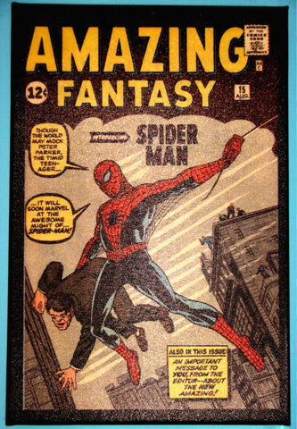CANVAS - SEMI-GLOSS FINISH Amazing Fantasy #15