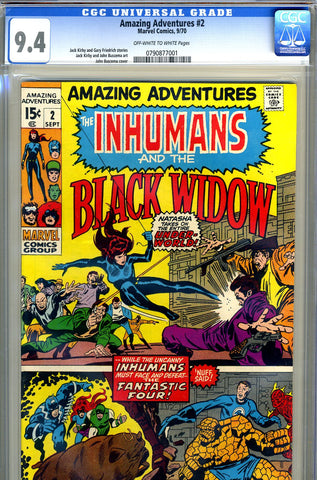 Amazing Adventures #02   CGC graded 9.4 - SOLD!