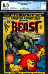 Amazing Adventures #12 CGC graded 8.0 second appearance of "hairy" Beast - SOLD!