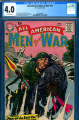 All-American Men of War #57 CGC graded 4.0 - Grandenetti c/a