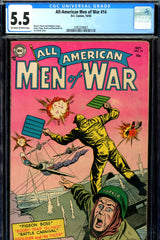 All-American Men of War #14 CGC 5.5 - Novick cover - 1954 - SOLD!