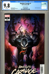 Absolute Carnage #1 CGC graded 9.8 Granov Variant HIGHEST GRADED