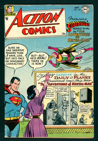 Action Comics #196   VG/FINE   1954