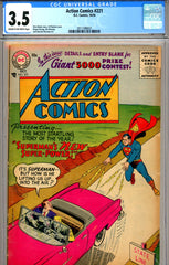 Action Comics #221 CGC graded 3.5 (1956) - SOLD!