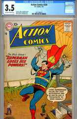 Action Comics #230 CGC graded 3.5 - SOLD!