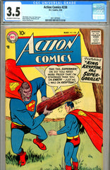 Action Comics #238 CGC graded 3.5 - SOLD!