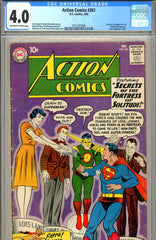 Action Comics #261 CGC graded 4.0 first Streaky the Cat - SOLD!