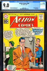 Action Comics #282 CGC graded 9.0 - Lex Luthor appearance SOLD!