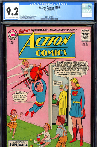 Action Comics #299 CGC graded 9.2 - Curt Swan cover SOLD!