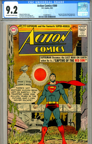 Action Comics #300 CGC graded 9.2 - SOLD!