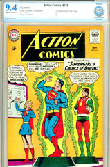 Action Comics #316 CBCS graded 9.4 first Zigi and Zagi