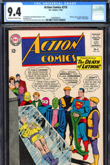 Action Comics #318 CGC 9.4 - "Death" of Lex Luthor - SOLD!