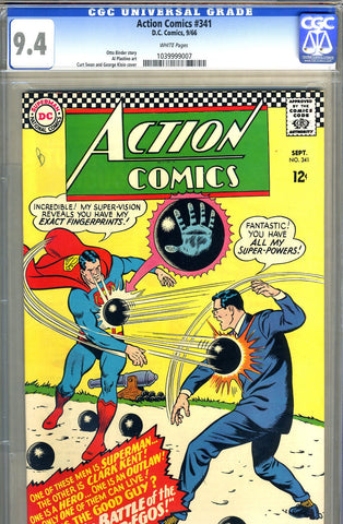 Action Comics #341   CGC graded 9.4 - white pages - SOLD