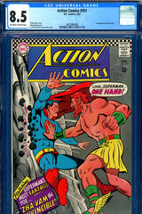 Action Comics #351 CGC graded 8.5 - first appearance of Zha-Vam