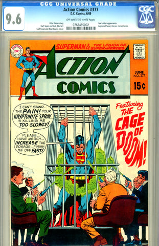 Action Comics #377   CGC graded 9.6 Adams cover - SOLD!