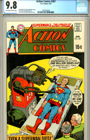 Action Comics #387 CGC graded 9.8  HIGHEST GRADED SOLD!