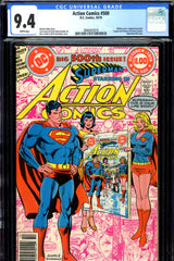 Action Comics #500 CGC graded 9.4 infinity cover