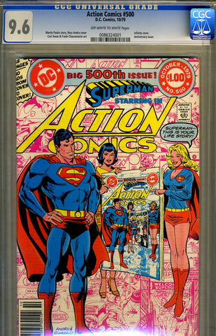 Action Comics #500   CGC graded 9.6 - SOLD