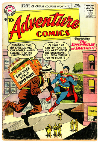 Adventure Comics  #241  VERY GOOD   1957