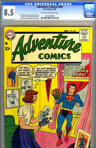 Adventure Comics #246   CGC graded 8.5 - SOLD!