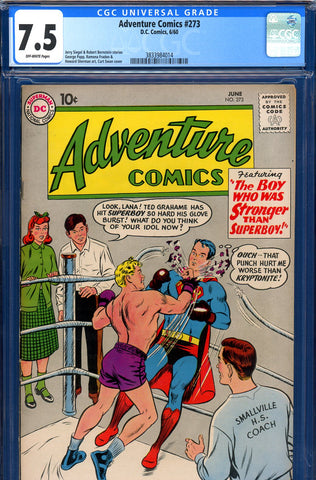 Adventure Comics #273 CGC graded 7.5 Curt Swan cover - SOLD!
